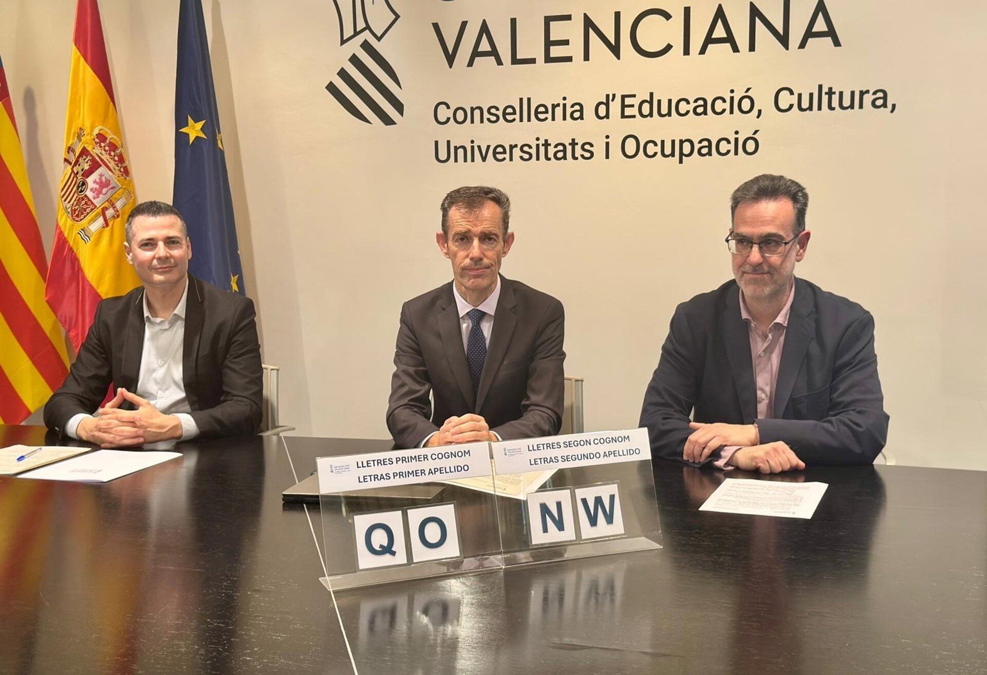 Educación fija por sorteo las iniciales que desempatarán en la admisión del próximo curso 2026-2027