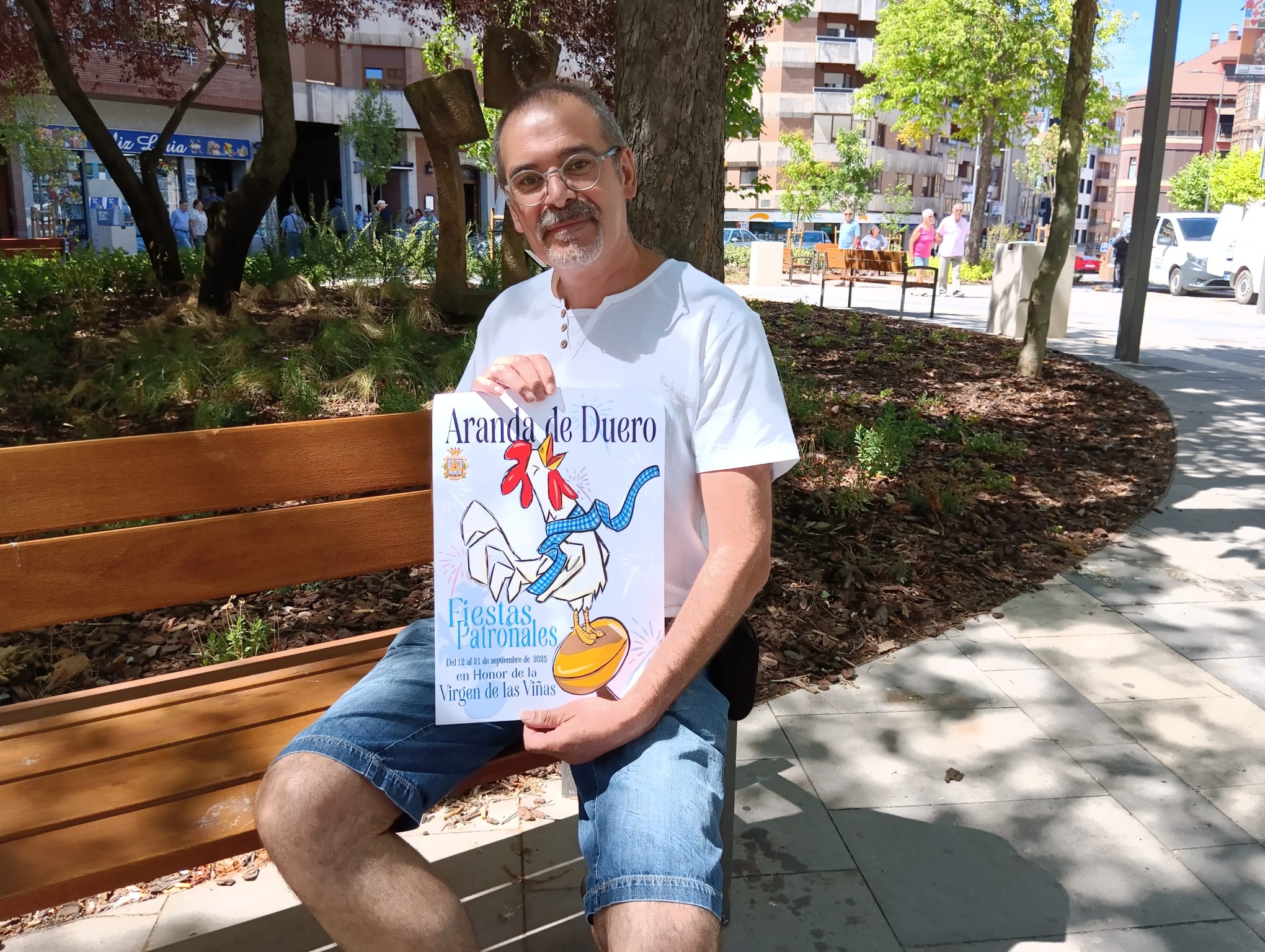 Rubén Arrabal Espeja y su cartel de fiestas 2025