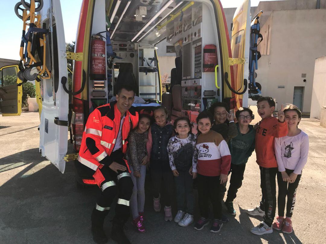 Imagen de algunos de los niños participantes