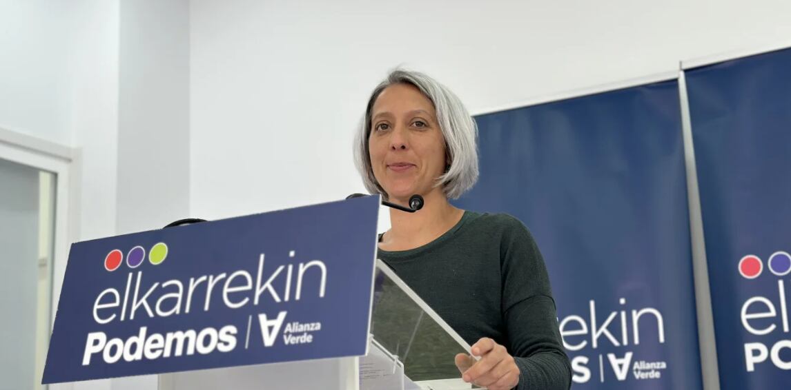 Eneritz de Madariaga, líder y portavoz del Grupo Parlamentario Podemos-IU en las Juntas Generales de Vizcaya / Podemos