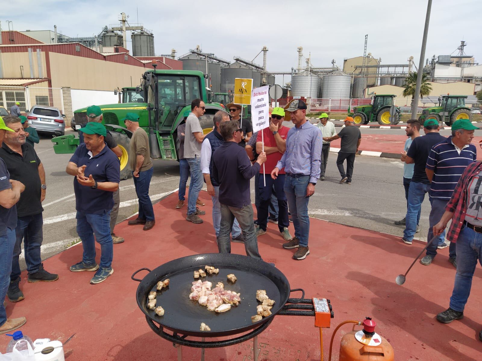 Protesta de los arroceros