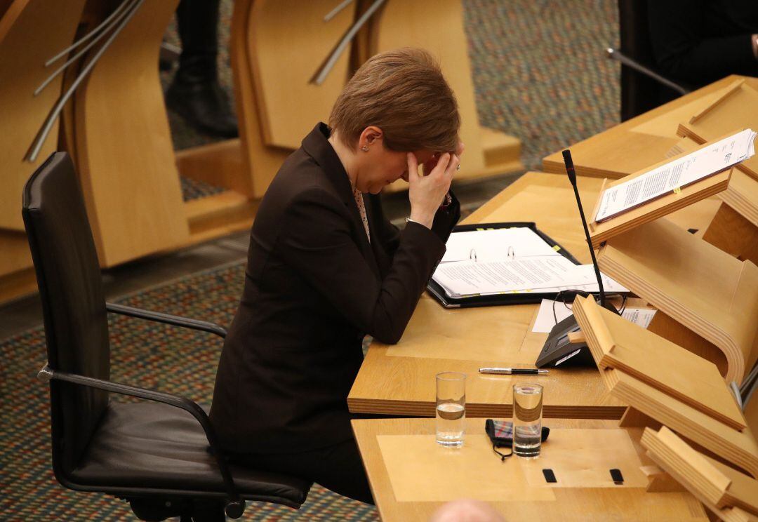 La ministral principal de Escocia, Nicola Sturgeon. 