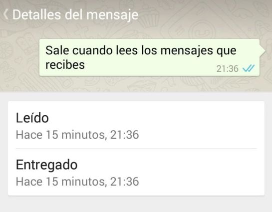 Doble &#039;check&#039; azul de Whatsapp