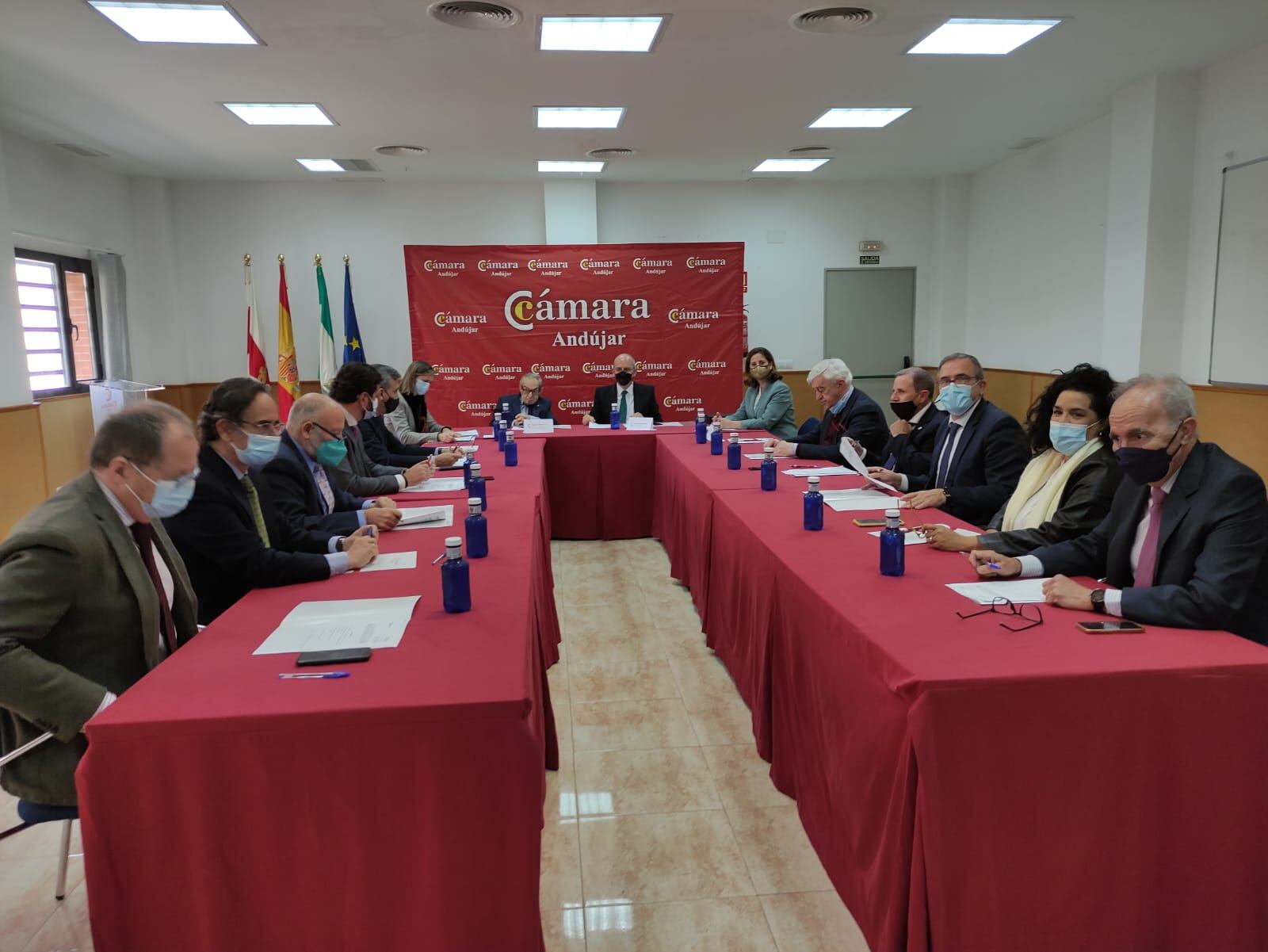 La sede cameral andujareña acoge la celebración del Pleno del Consejo Andaluz de Cámaras.