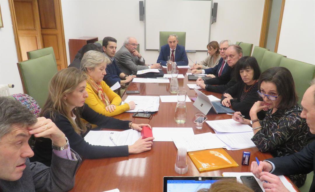 Reunión del comité de expertos ante el coronavirus de la Universidad de Valladolid