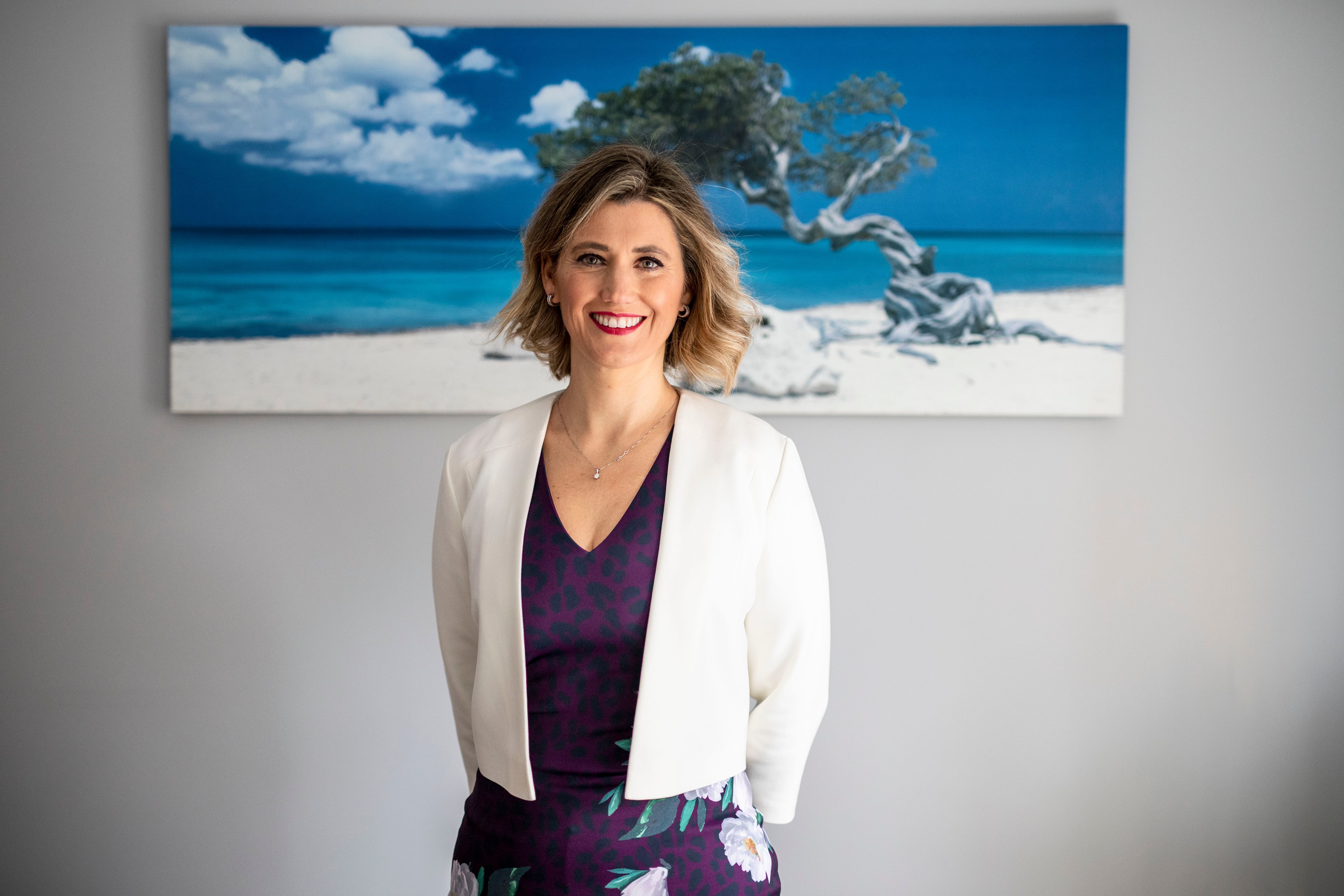 Silvia Álava Sordo para la presentación de su libro ‘¿Por qué no soy feliz?’ el 8 de enero, 2022 en Madrid.