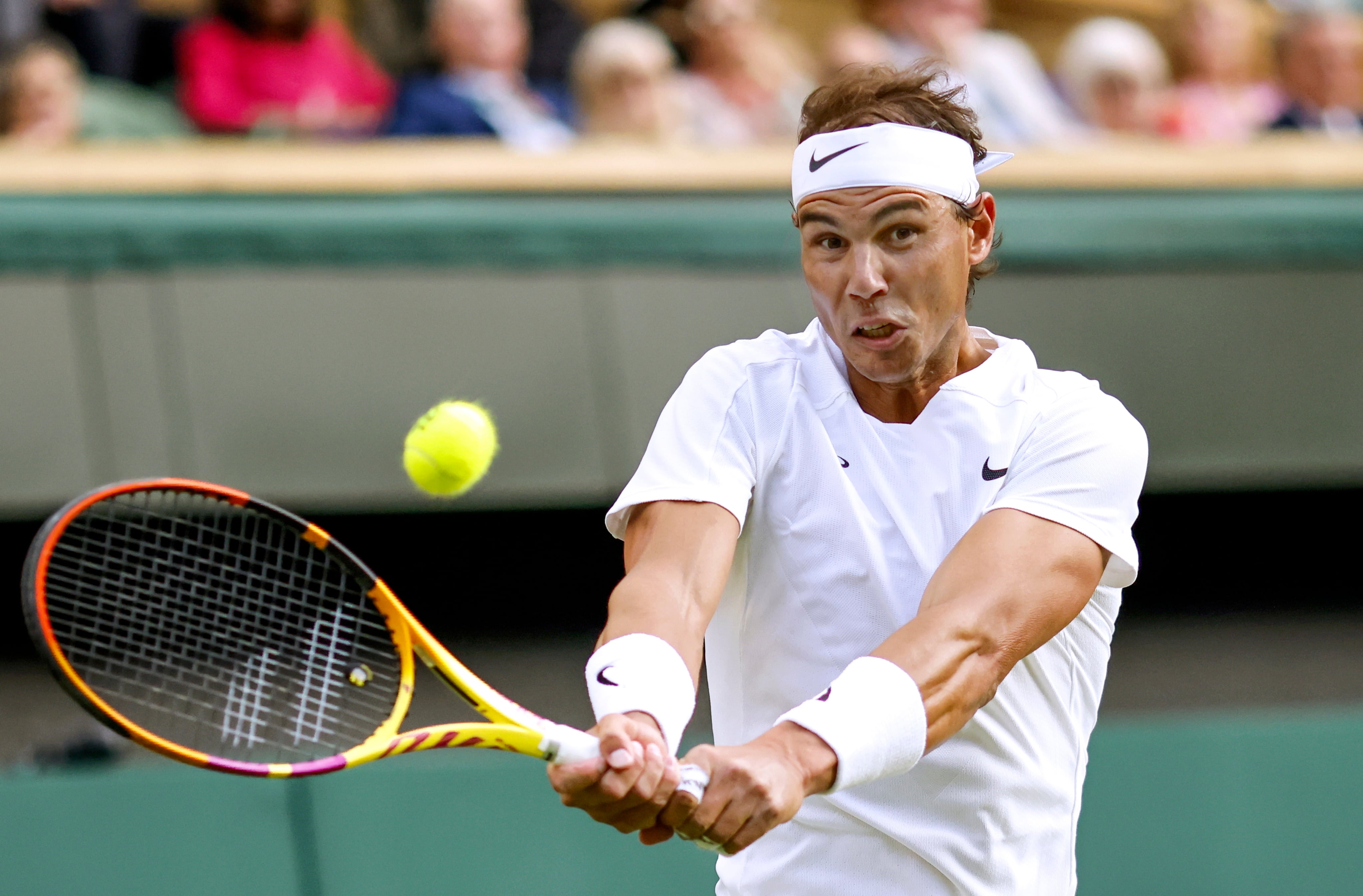 Rafa Nadal durante un partido de Wimbledon EFE/EPA/TOLGA AKMEN EDITORIAL USE ONLY