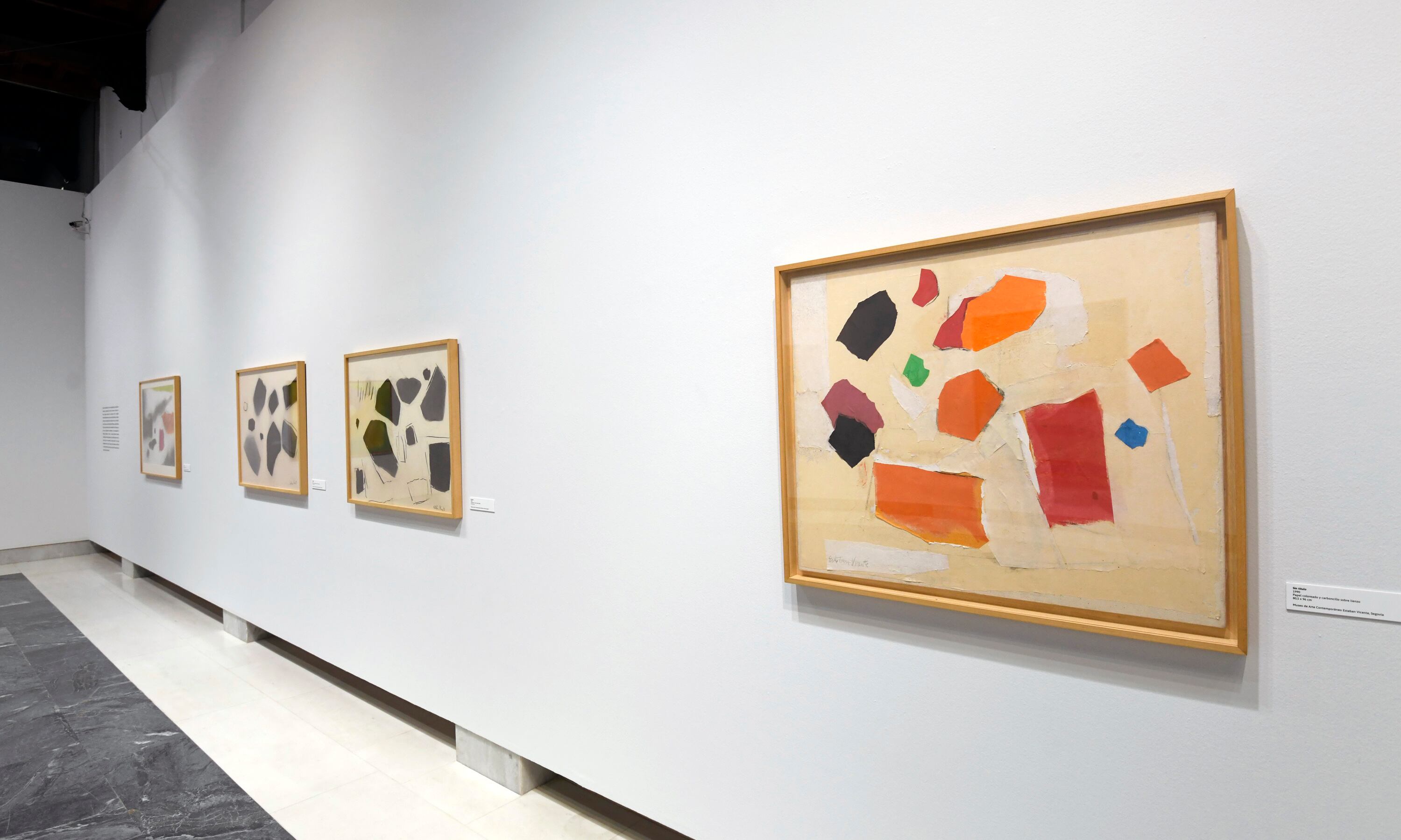 Exposición de Esteban Vicente en Las Claras, Murcia