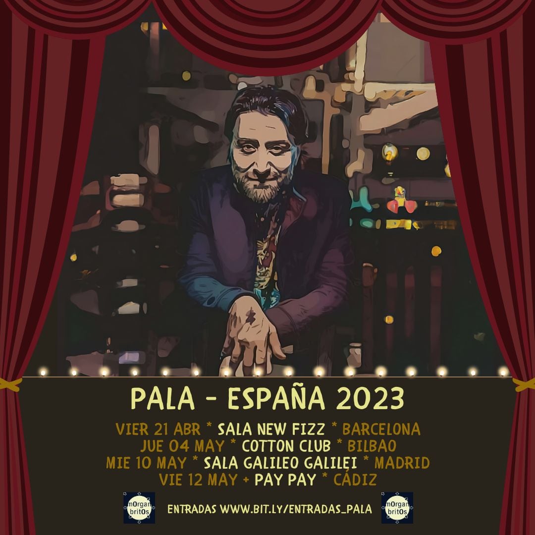 Cartel de la gira española de Pala