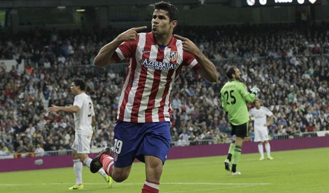 El delantero del Atlético ha dado la victoria a su equipo en el derbi que su equipo ha jugado ante el Real Madrid en el Bernabéu.