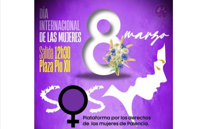 La Plataforma por los Derechos de las Mujeres de Palencia llama a llenar la calle el 8M