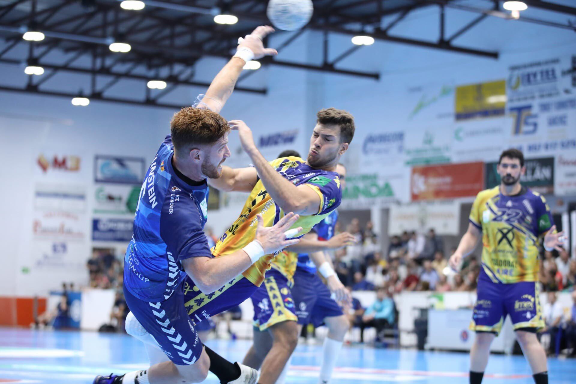 &#039;Colo&#039; Vainstein durante el partido ante Puente Genil