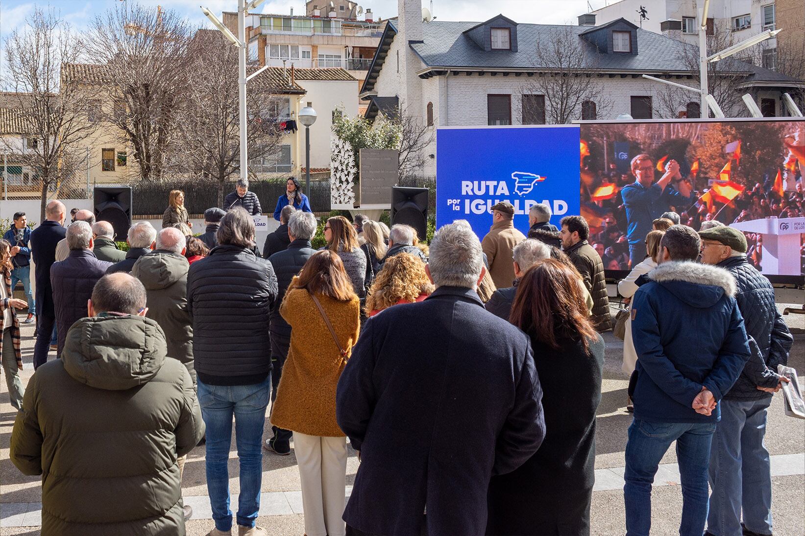 La Ruta por la Igualdad del PP llegaba a Huesca