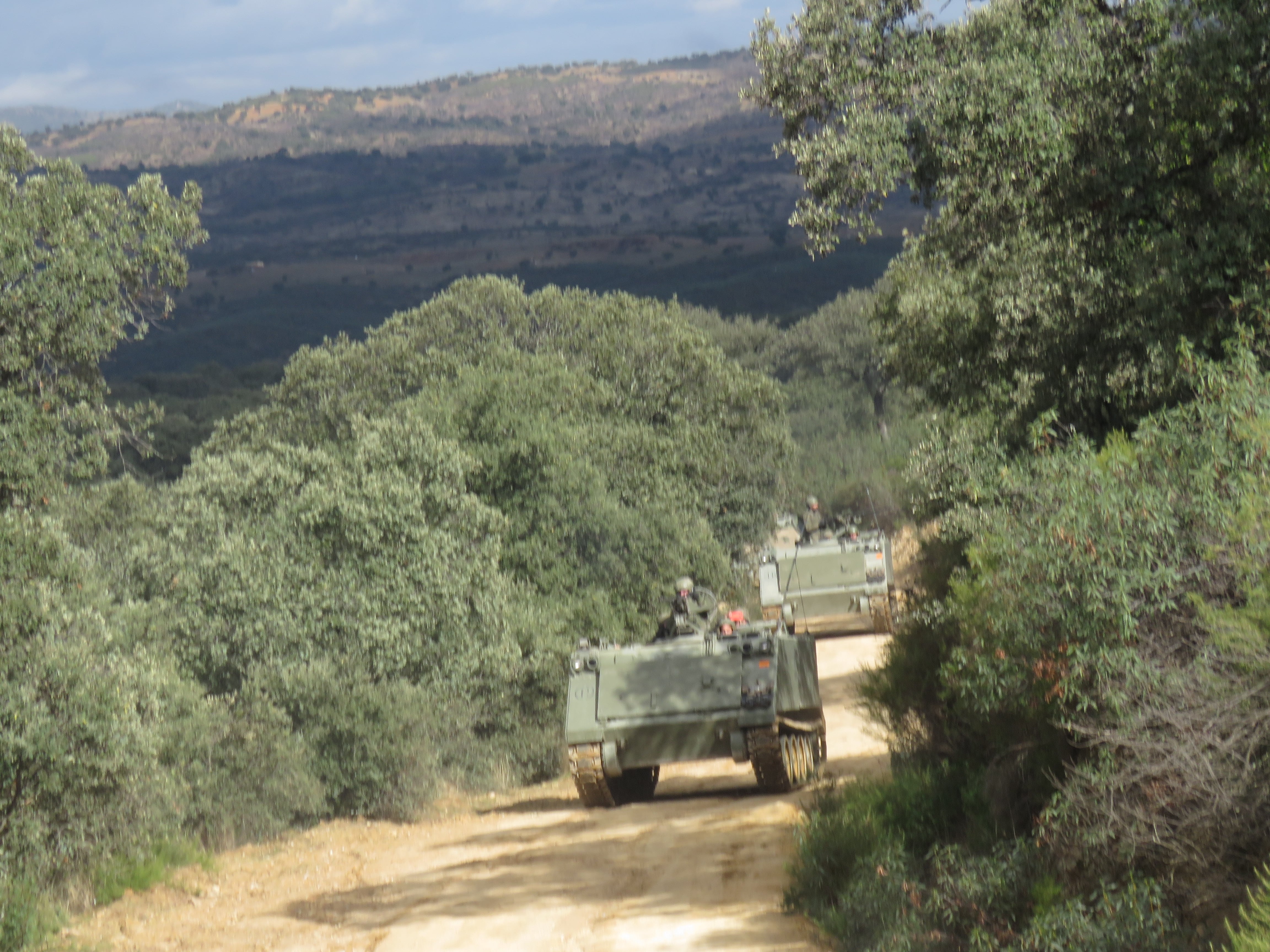 Militares en la Base de Cerro Muriano Córdoba