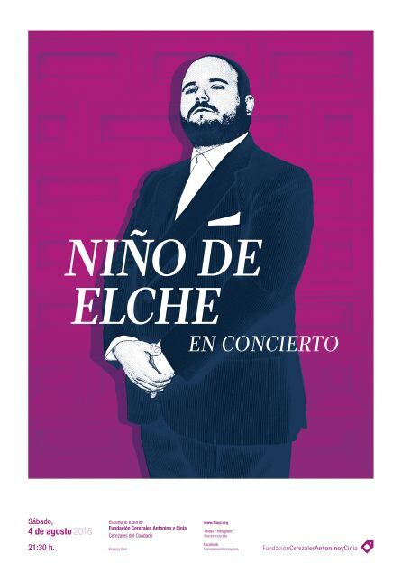 Cartel El Niño de Elche en concierto