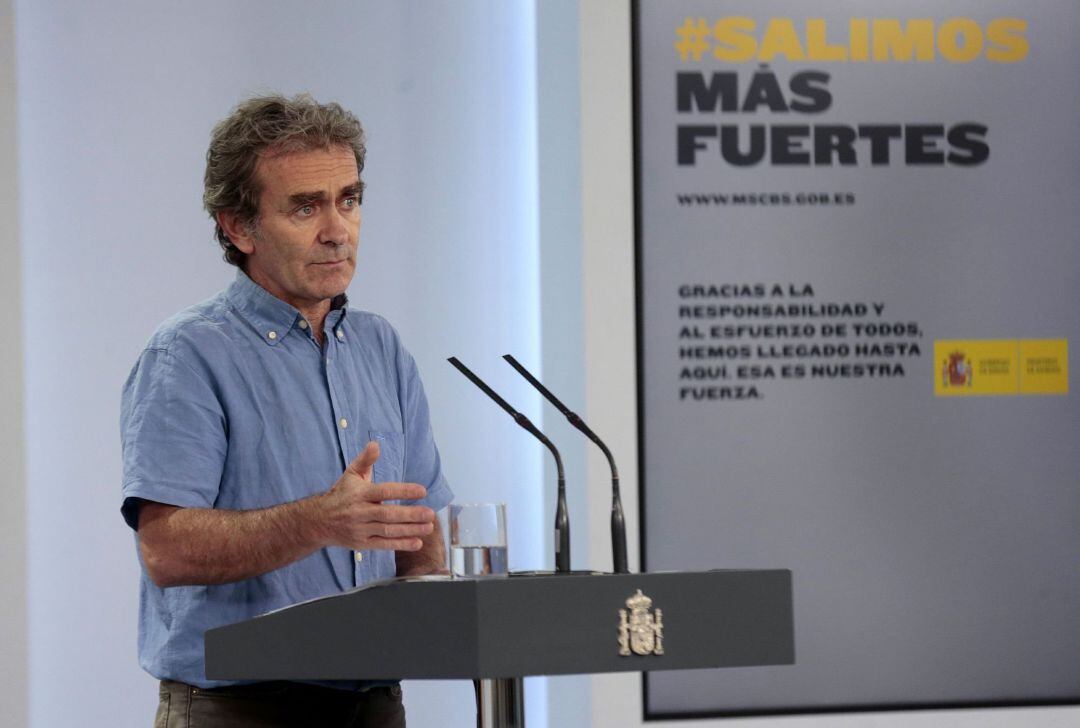 El director del Centro de Alertas y Emergencias Sanitarias, Fernando Simón, ofrece una rueda de prensa este miércoles sobre la gestión de la crisis por el coronavirus.