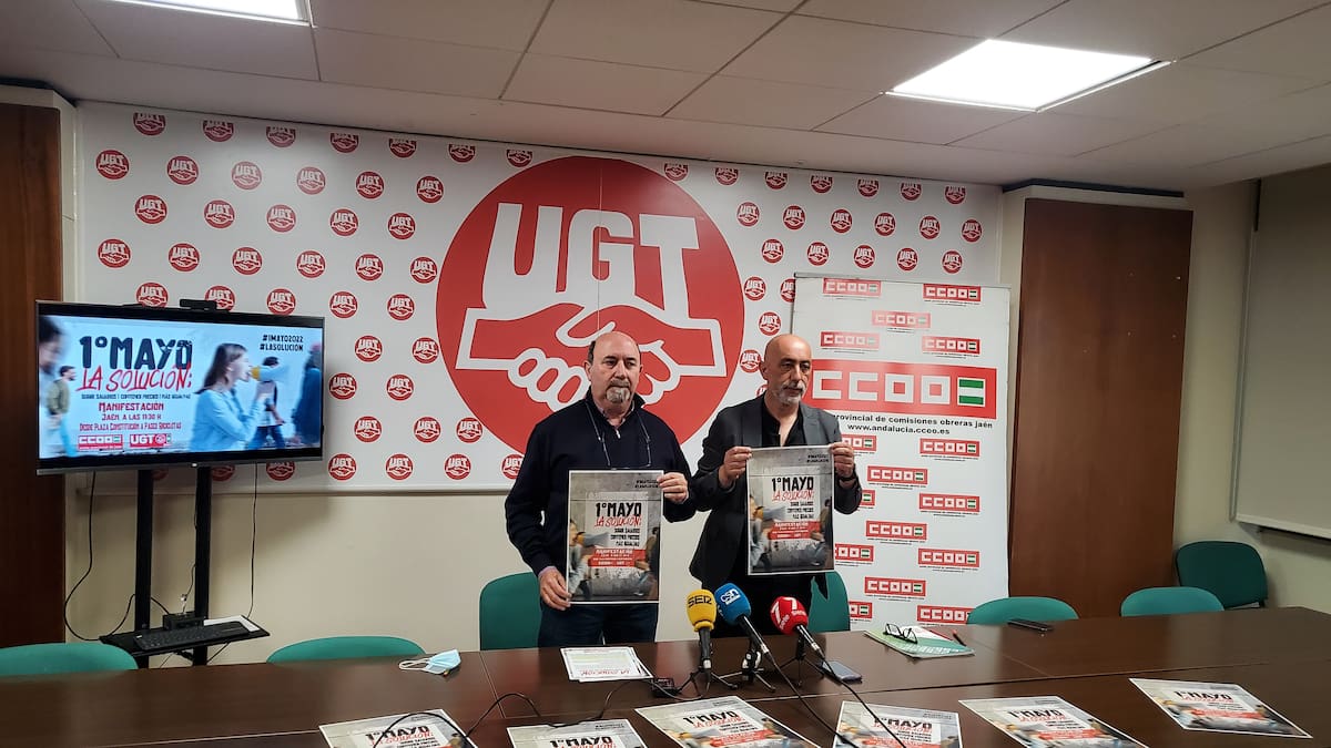 UGT y CCOO hacen un llamamiento a la participación masiva en la manifestación del 1 de mayo