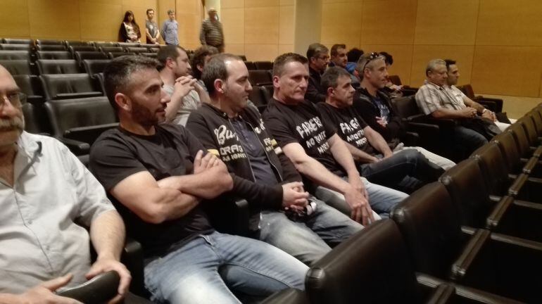 Un grupo de mineros reprendió a Rosa Luna