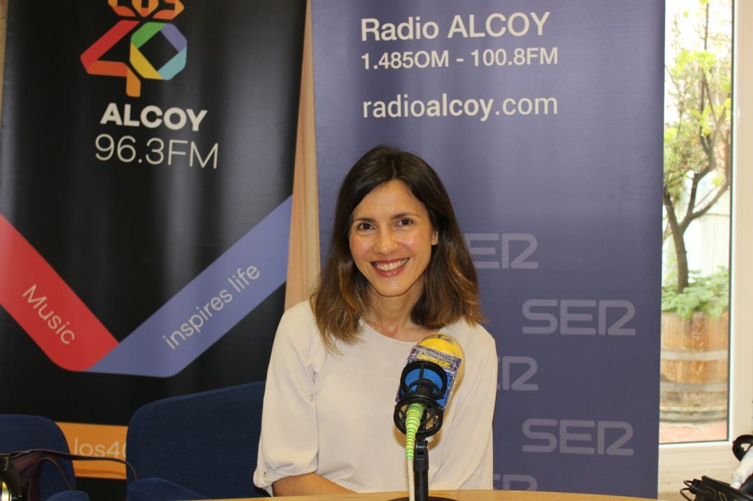 Sandra Obiol, portavoz del grupo municipal de Guanyar Alcoi.