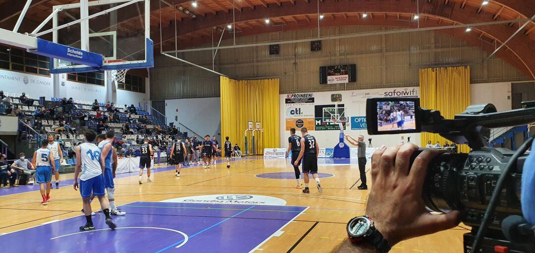 Un partido del UpB Gandia ante las cámaras de Telesafor