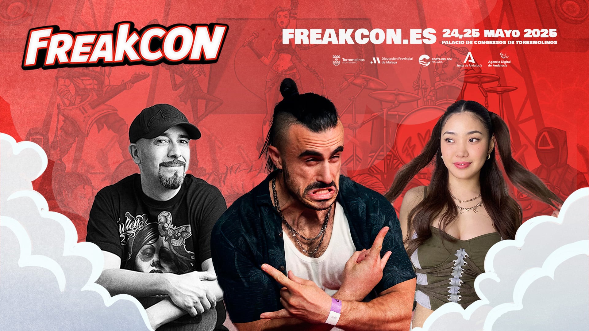 Mister Jägger, Tami Tamako, La Placita Amarilla y Nikotxan primeras novedades confirmadas para FreakCon 2025