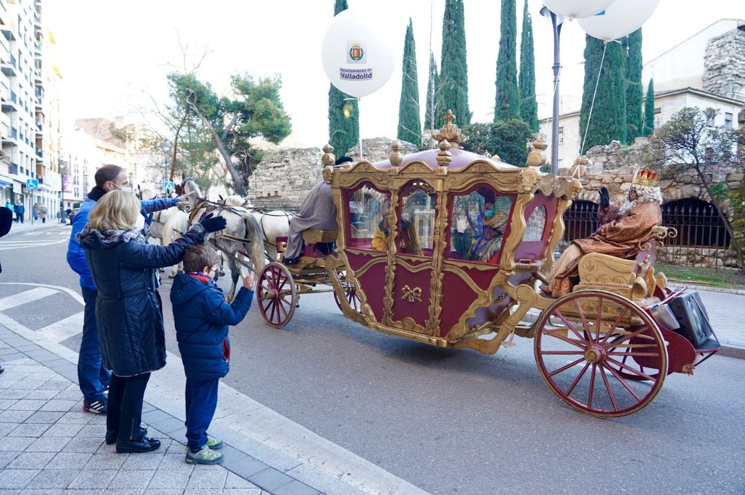 Llegada de los Reyes Magos en Valladolid