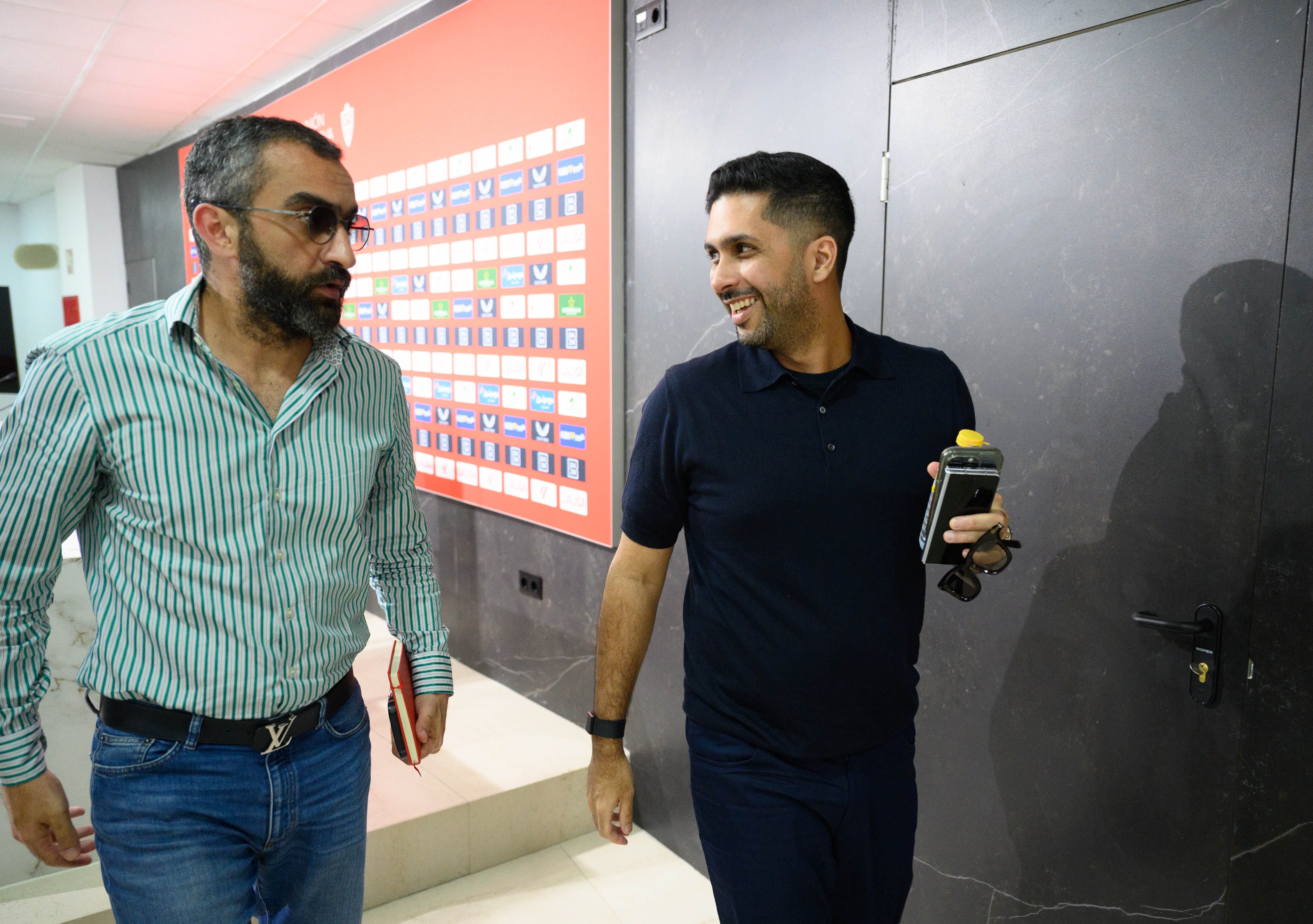 Mohamed El Assy y Mohammed Al-Khereiji van de la mano en la gestión del Almería.