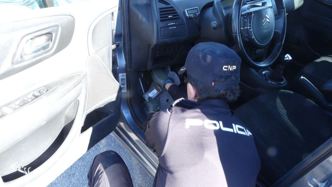 Un momento durante el registro del vehículo