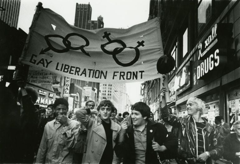 Manifestación por los derechos del colectivo LGTB en Stonewall