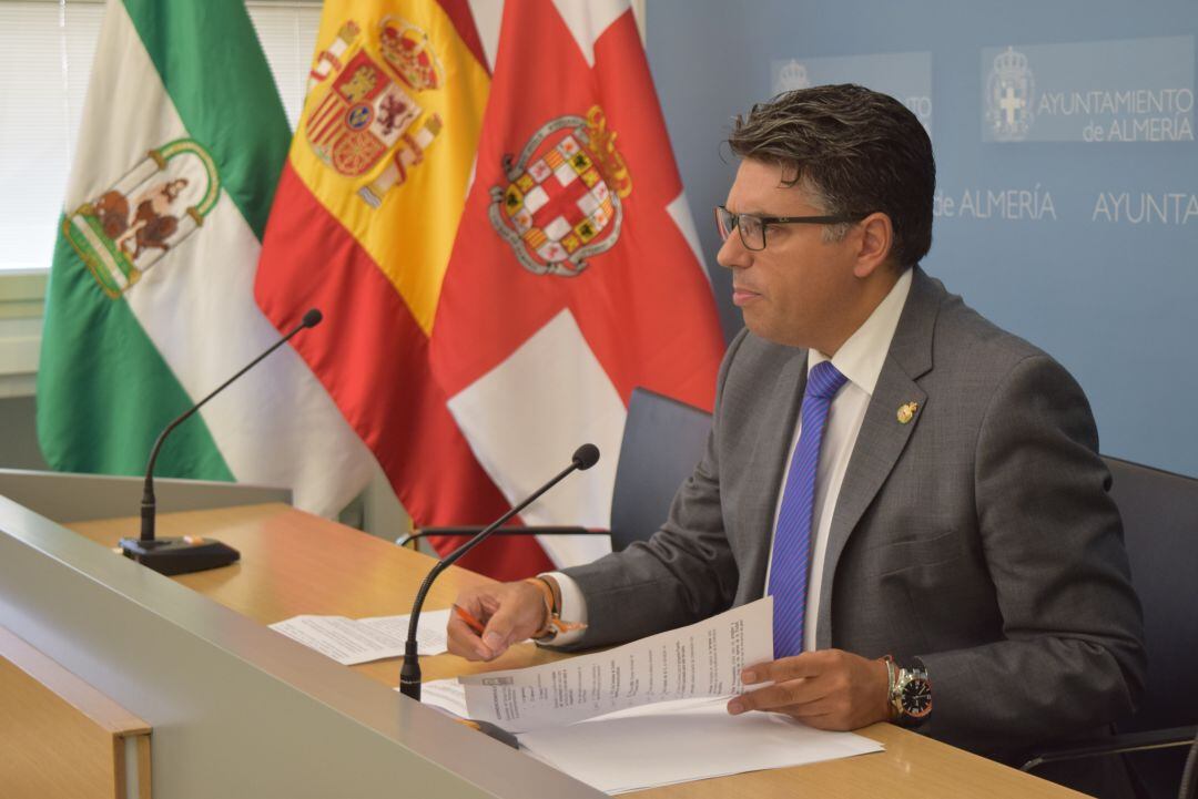 Miguel Cazorla, actual portavoz de Ciudadanos en el Ayuntamiento de Almería.