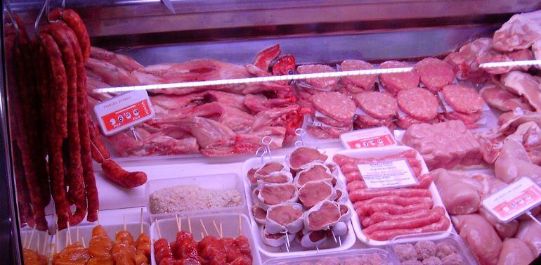 Uno de los puestos del mercado de Villacerrada