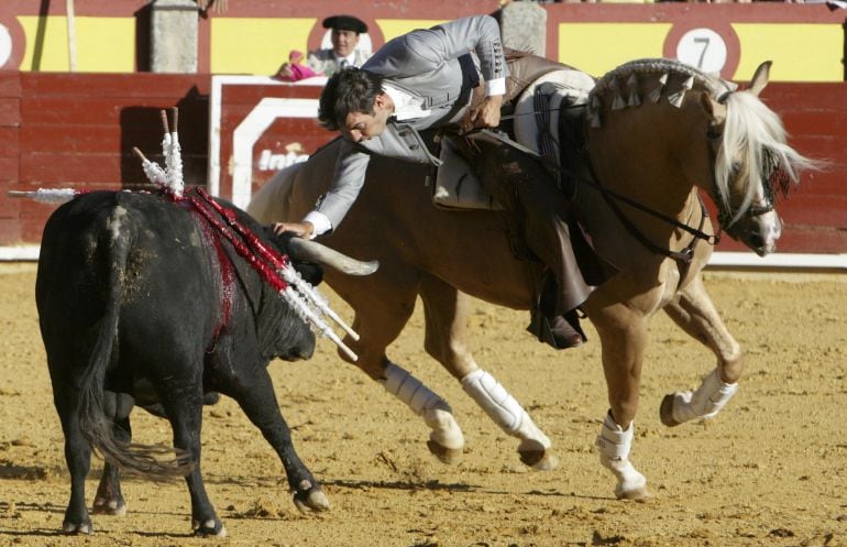 El rejoneador en su reciente festejo en Ciudad Real