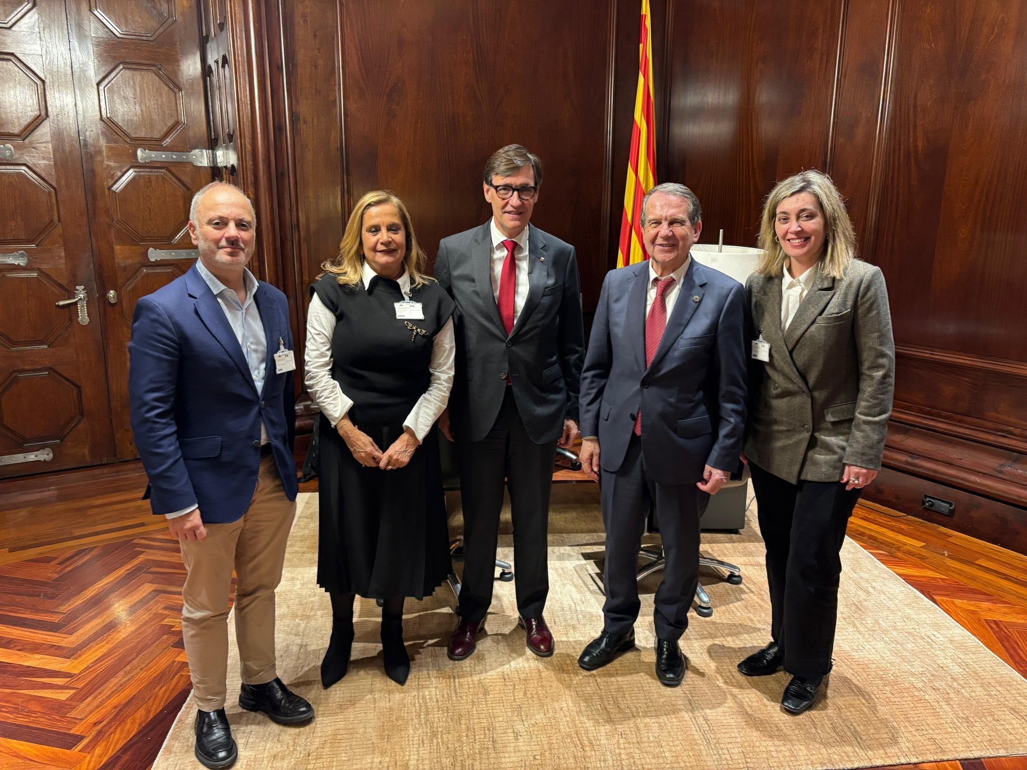 Encuentro de Abel Caballero con Jaume Collboni y Salvador Illa