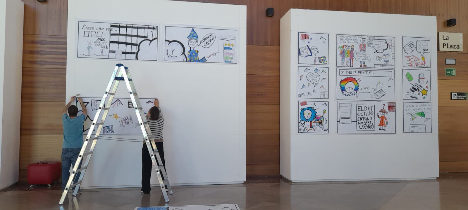 Cómic en la Biblioteca Central de Cantabria.