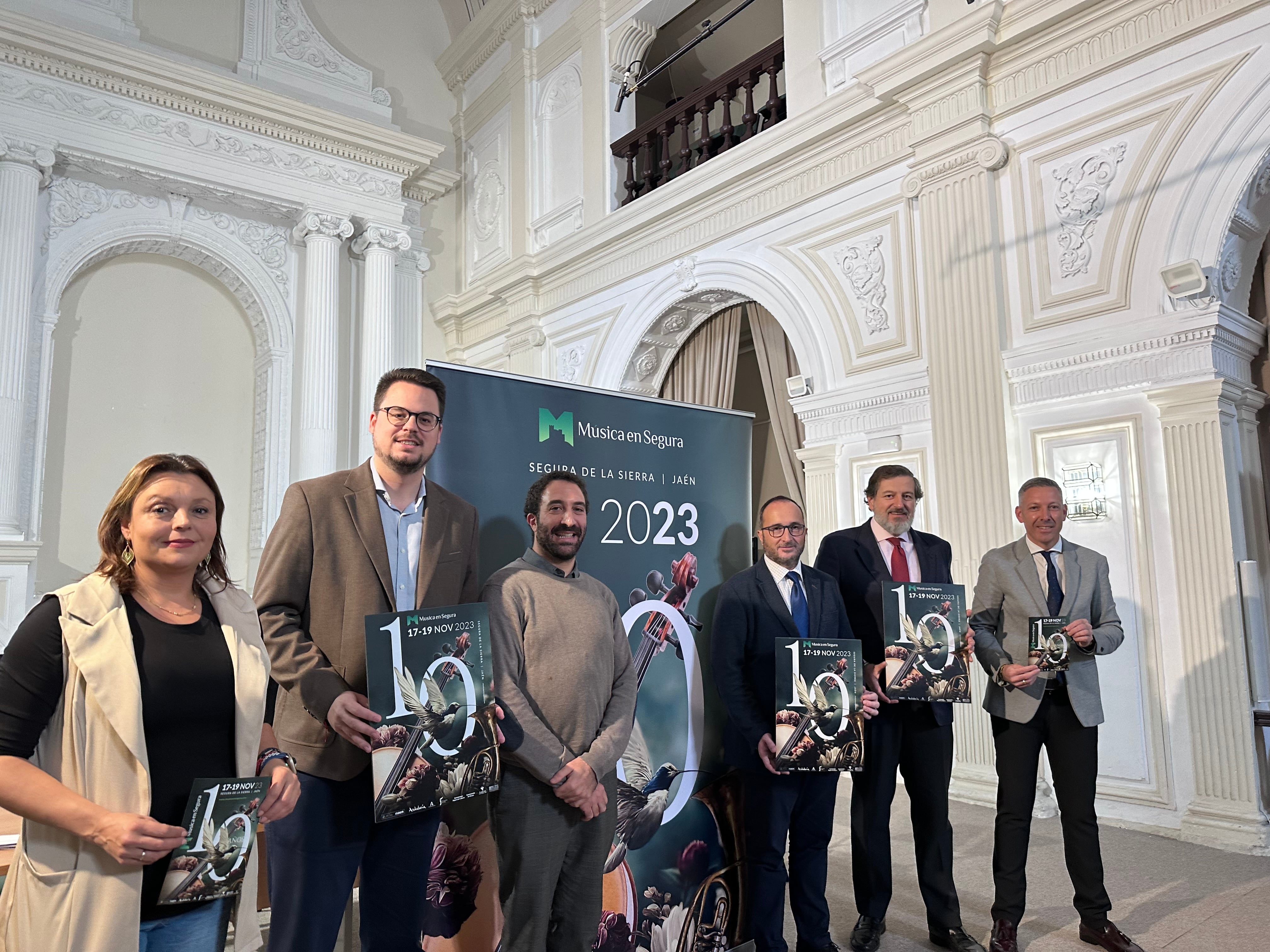 Presentación de la edición de Otoño de Música en Segura en el Conservatorio de Música de Jaén.