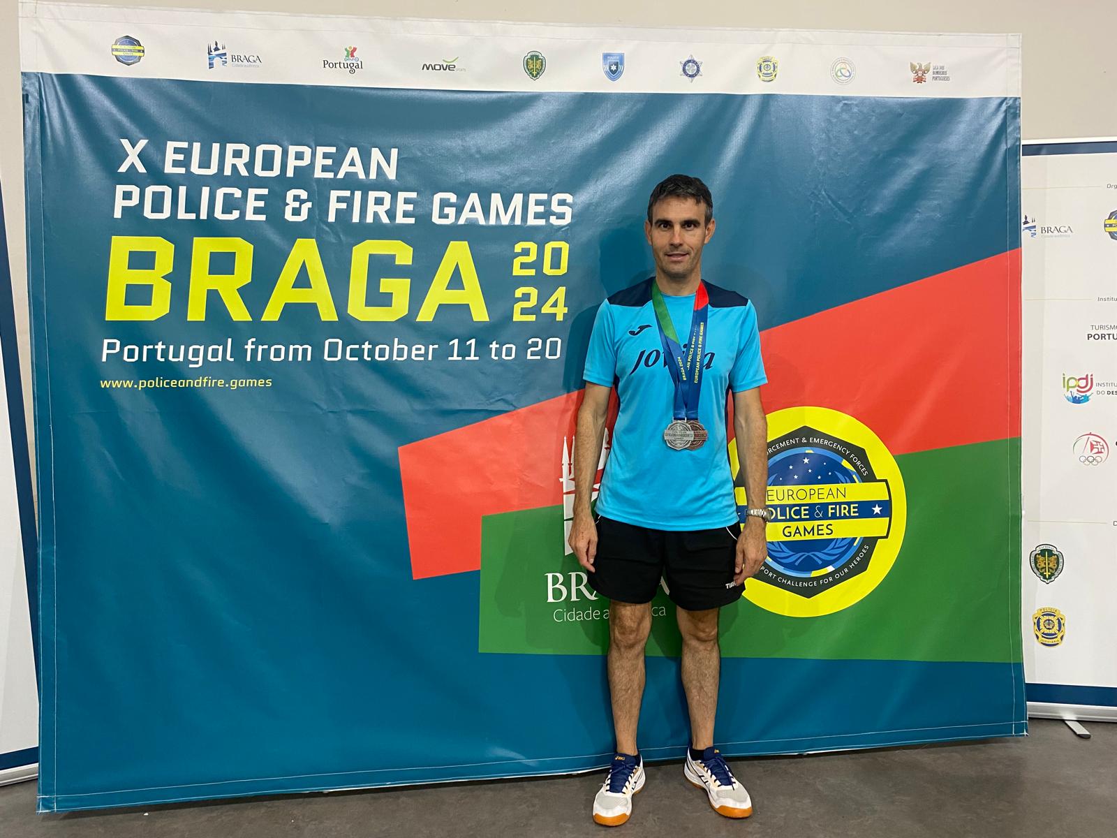 Aime Fernández, orgullo de L’Olleria: segundo de Europa en tenis de mesa