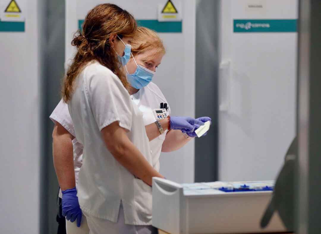 Sanitarias en labores de organización