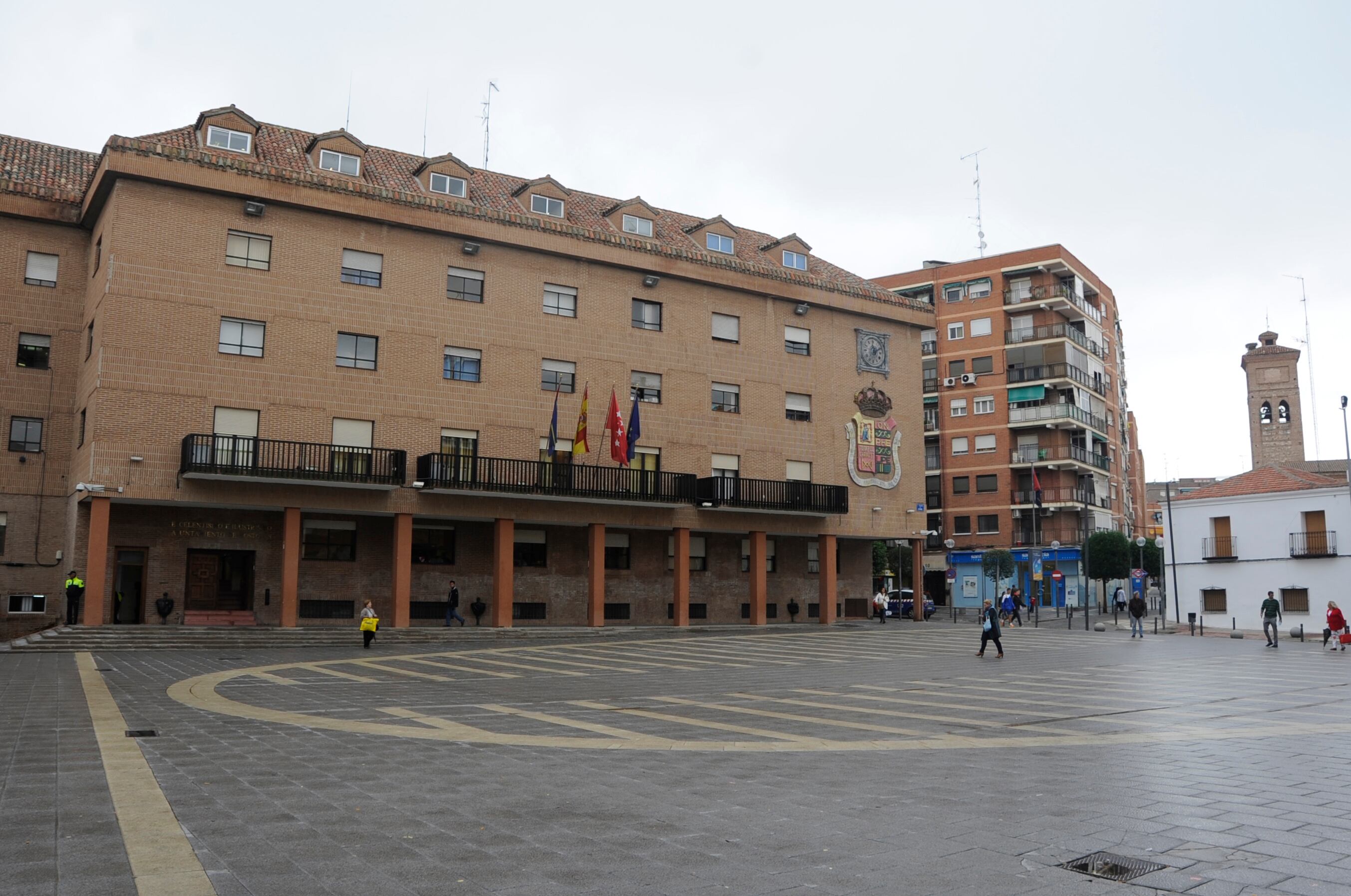 Fachada del Ayuntamiento de Móstoles