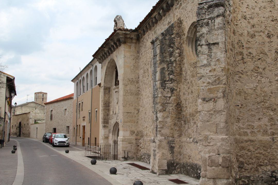 Vertiente de la capilla de la Magdalena en cuyo tejado se van a realizar las obras