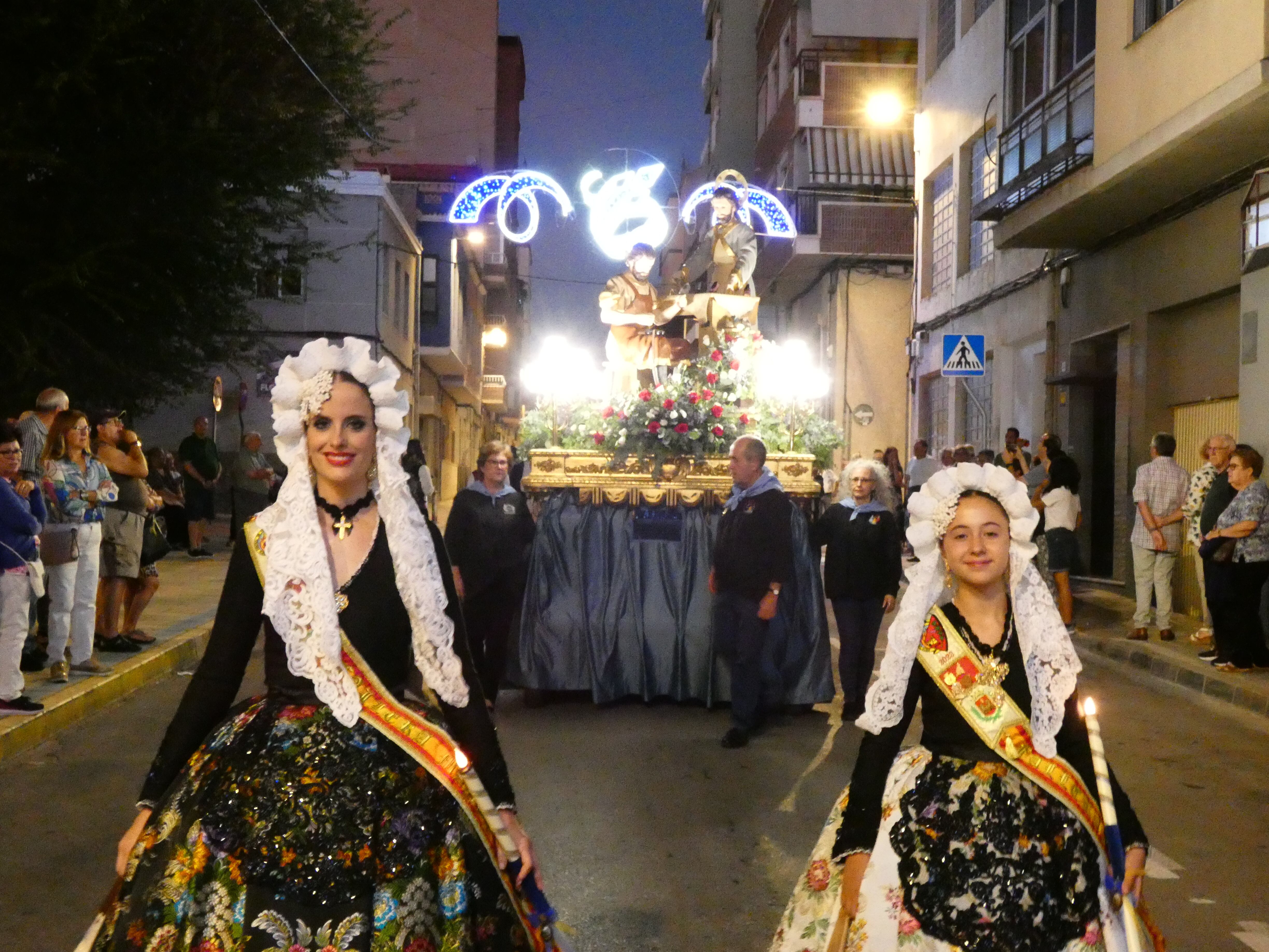Procesión de Fallas Elda 2023, en honor a San Crispín y San Crispiniano