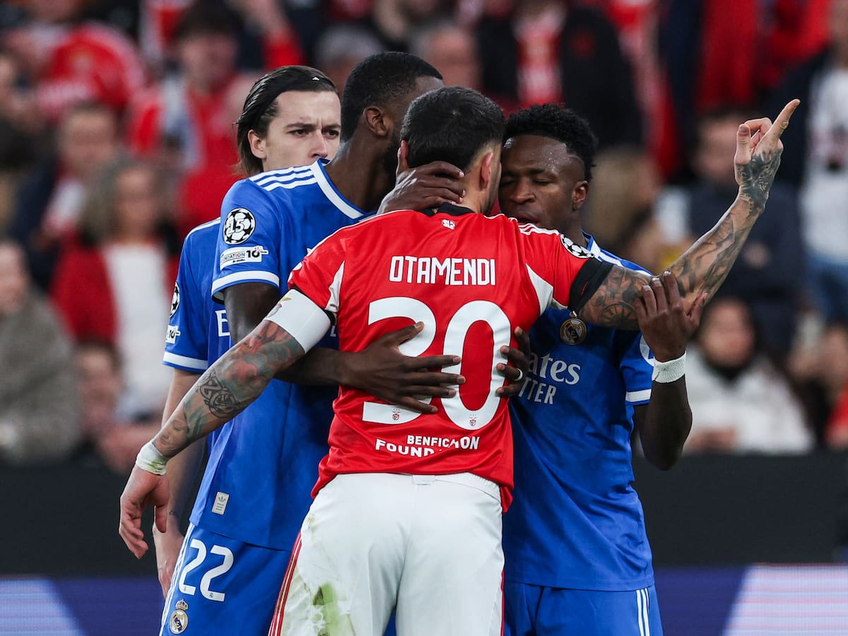 "Es repulsivo": el rapapolvo de Tomás Roncero a Otamendi tras mofarse de Vinicius Junior