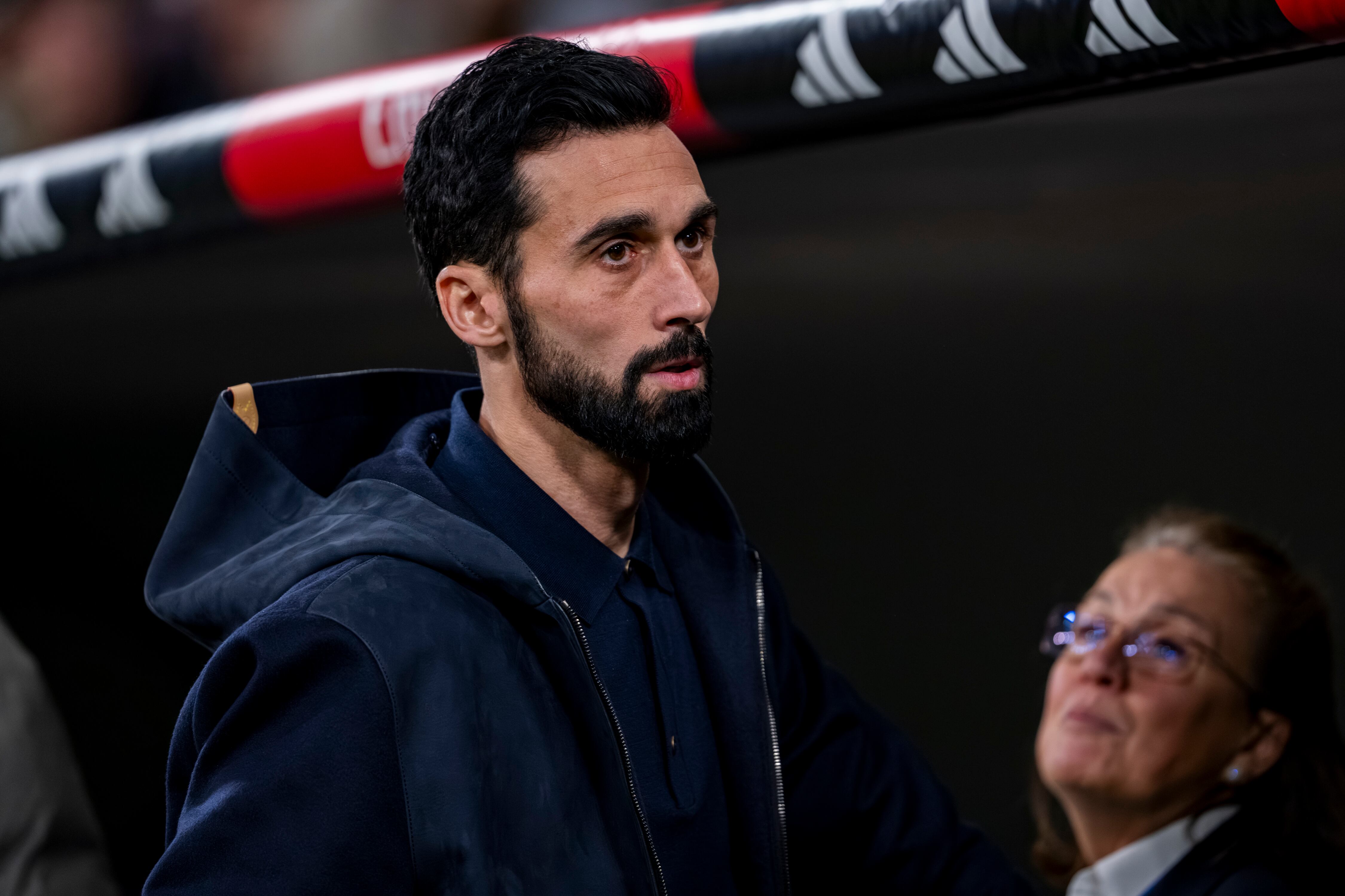 Álvaro Arbeloa, durante el último partido del Real Madrid