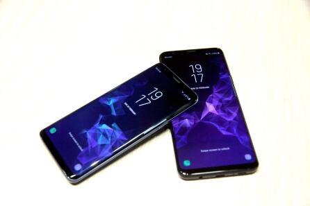 Detalle de los nuevos Samsung S9 y Samsung S9+