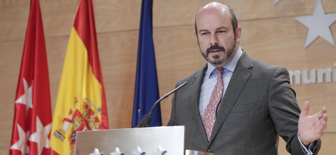 El vicepresidente del Gobierno regional, Pedro Rollán