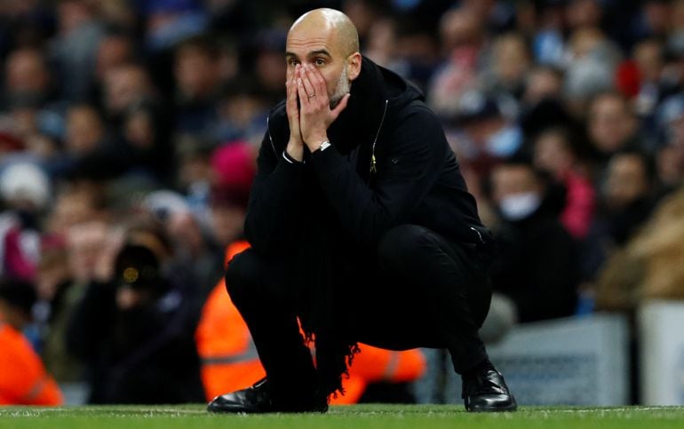 El técnico del City Pep Guardiola.