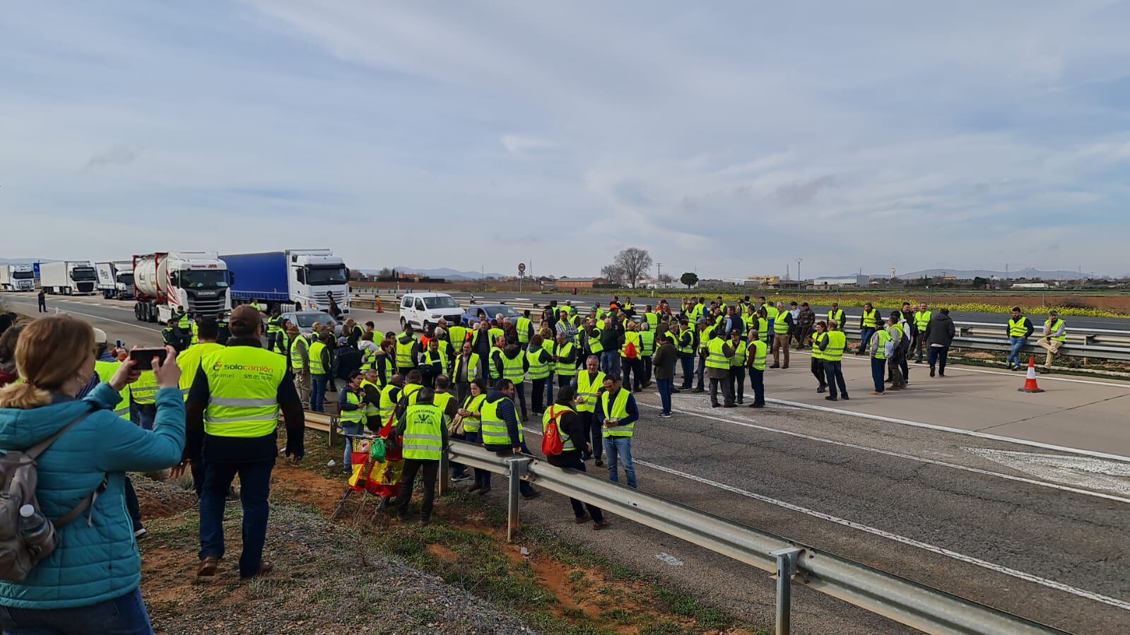 Movilizaciones del sector del Campo en la provincia de Toledo durante la mañana de este miércoles