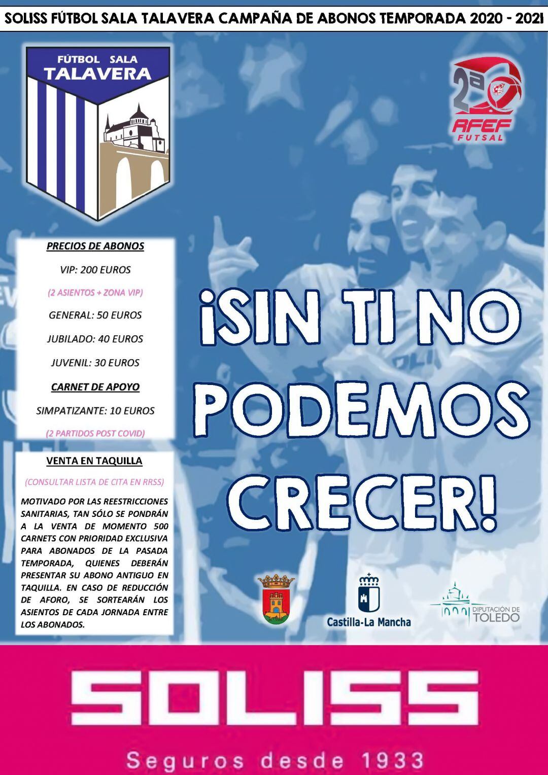El Soliss FS Talavera lanza su campaña de abonos
