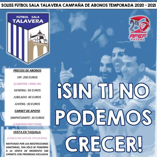 El Soliss FS Talavera lanza su campaña de abonos