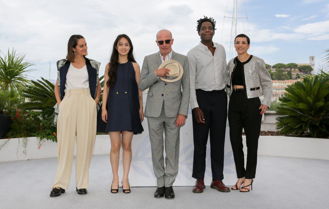 Noemie Merlant, Lucie Zhang, el director Jacques Audiard, Makita Samba Y Jehnny Beth presentan &#039;Les Olympiades (Paris 13th District)&#039;