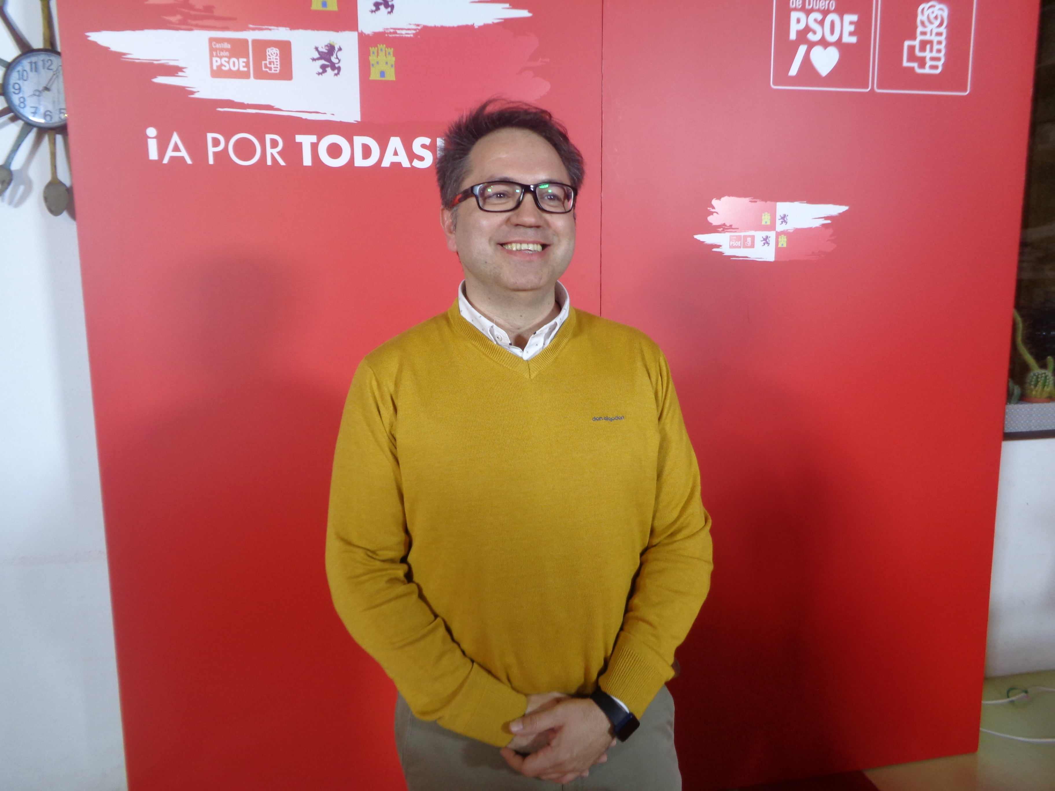 Alberto Marcos, nuevo &quot;fichaje&quot; del PSOE, va en el número 3 de la lista